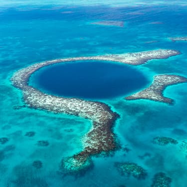 Descend into the depths of the Great Blue Hole, Lighthouse Reef Image