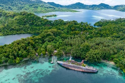 Witness the sublime scenery of Leru Cut, Solomon Islands Image