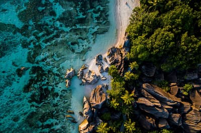 Where is the best scuba diving in Praslin and La Digue, Seychelles?