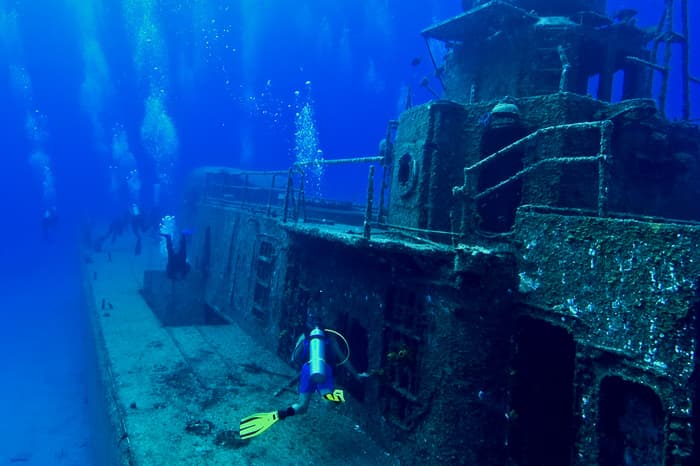 Top wreck dives in the Caribbean