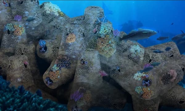 Unique concrete ‘Biopods’ create new marine habitats