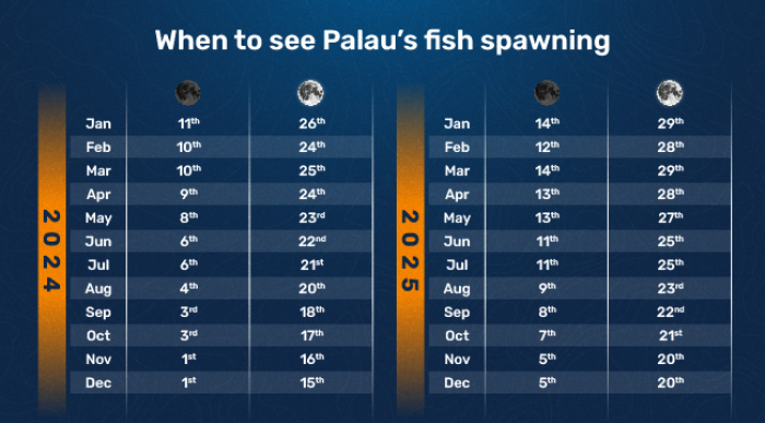 Calendar For Fish Spawning In Palau 02