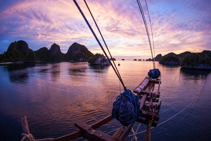 Raja Ampat Liveaboard Diving Sunset