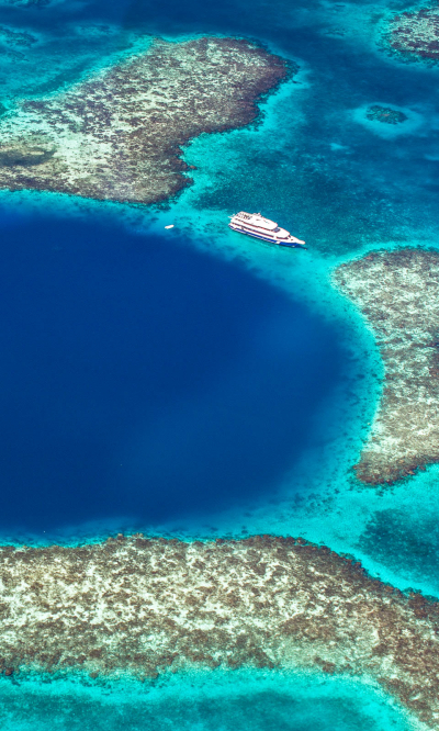 Turneffe Atoll Lighthouse Reef Great Blue Hole Belize Diving Portrait