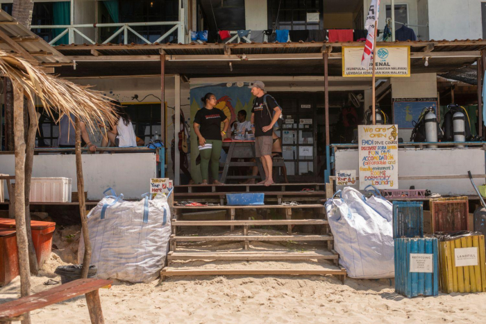 Jumbo Bag Recycling System In Perhentian Islands