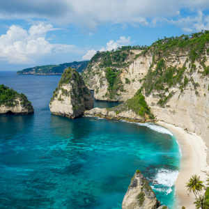 Cliffs Of Penida Island Bali Indonesia