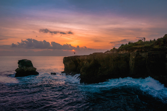 Cliffs Of Penida Island Bali Indonesia