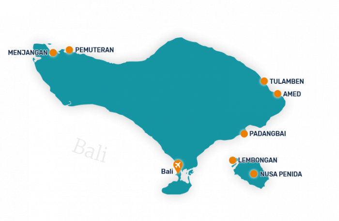 Map Indonesia Bali