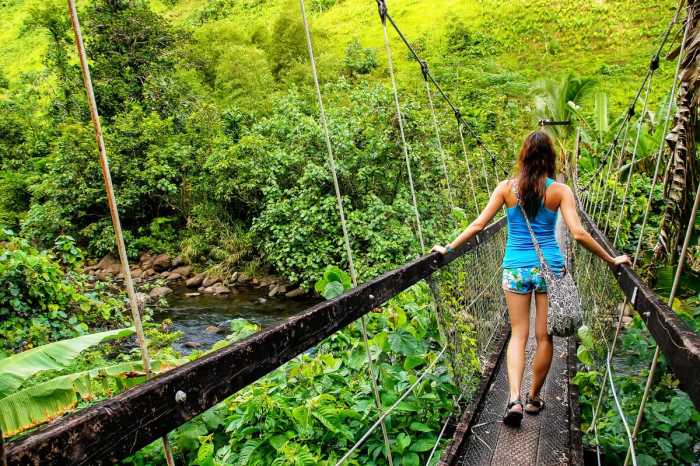 Exploring nature in Fiji