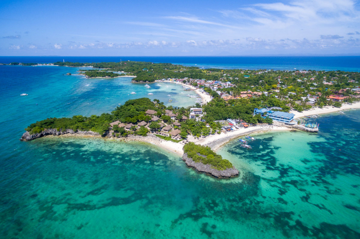 Malapascua Cebu Philiipines Diving Aerial View