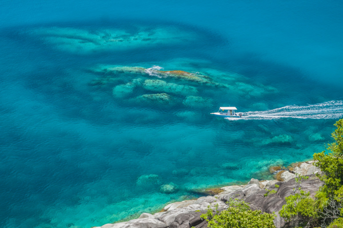 Mahe Silhouette North Island Seychelles Scuba Diving 3