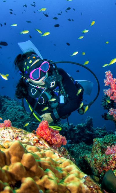 Koh Tao Scuba Diving Portrait