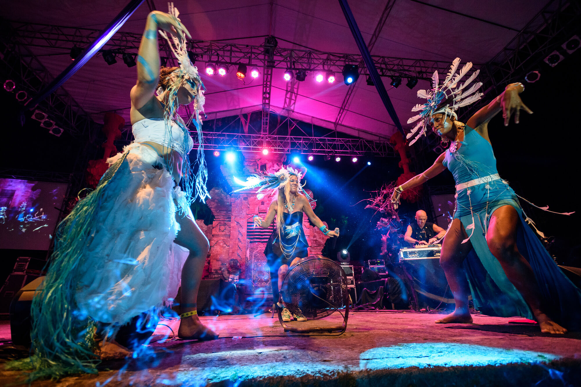 A dance at Bali Spirit Festival