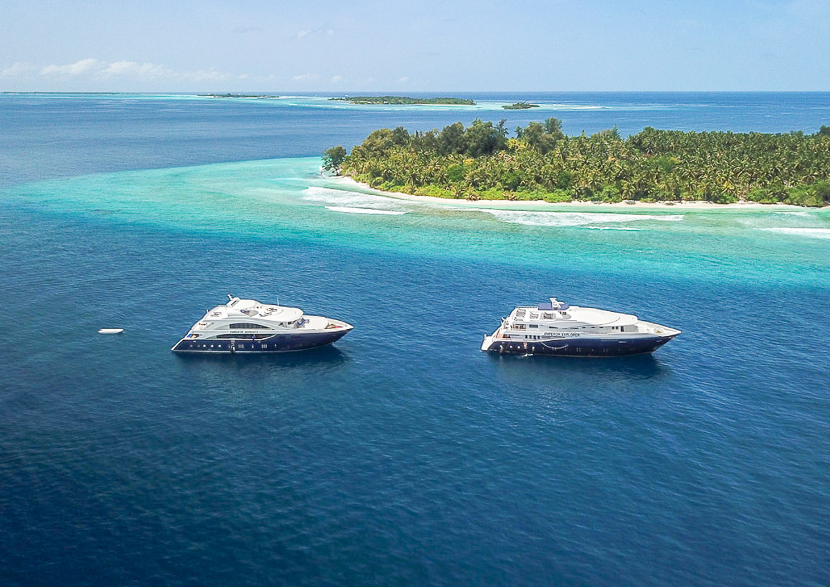 Emperor Divers' liveaboards in the Maldives