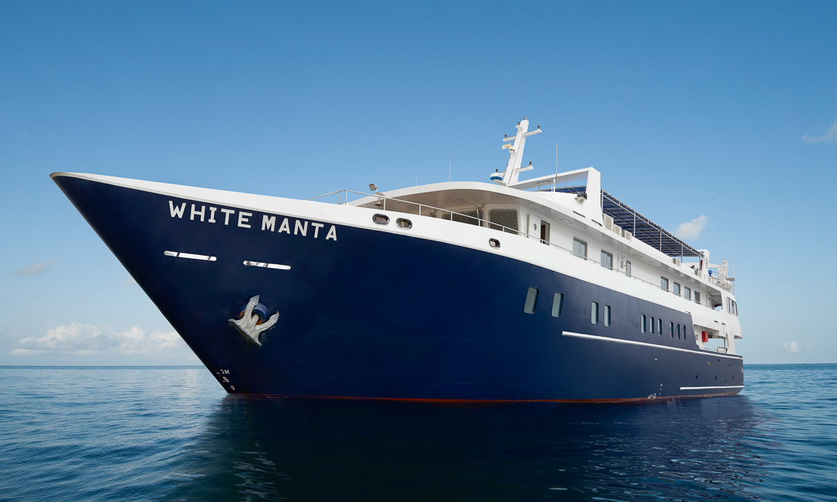 New White Manta sailing in Indonesia