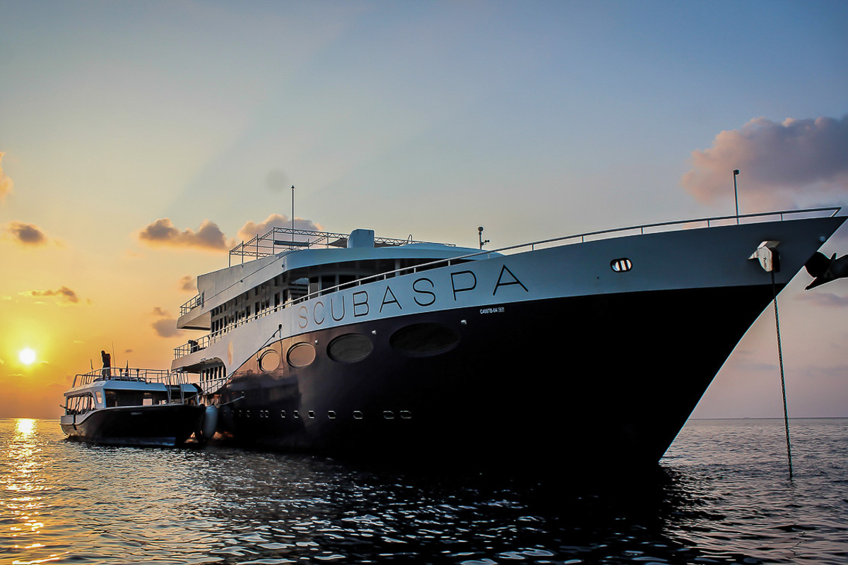 Scubaspa liveaboard in the Maldives