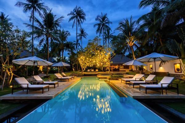 Swimming pool at Atmosphere Resort and Spa, Dauin, Philippines