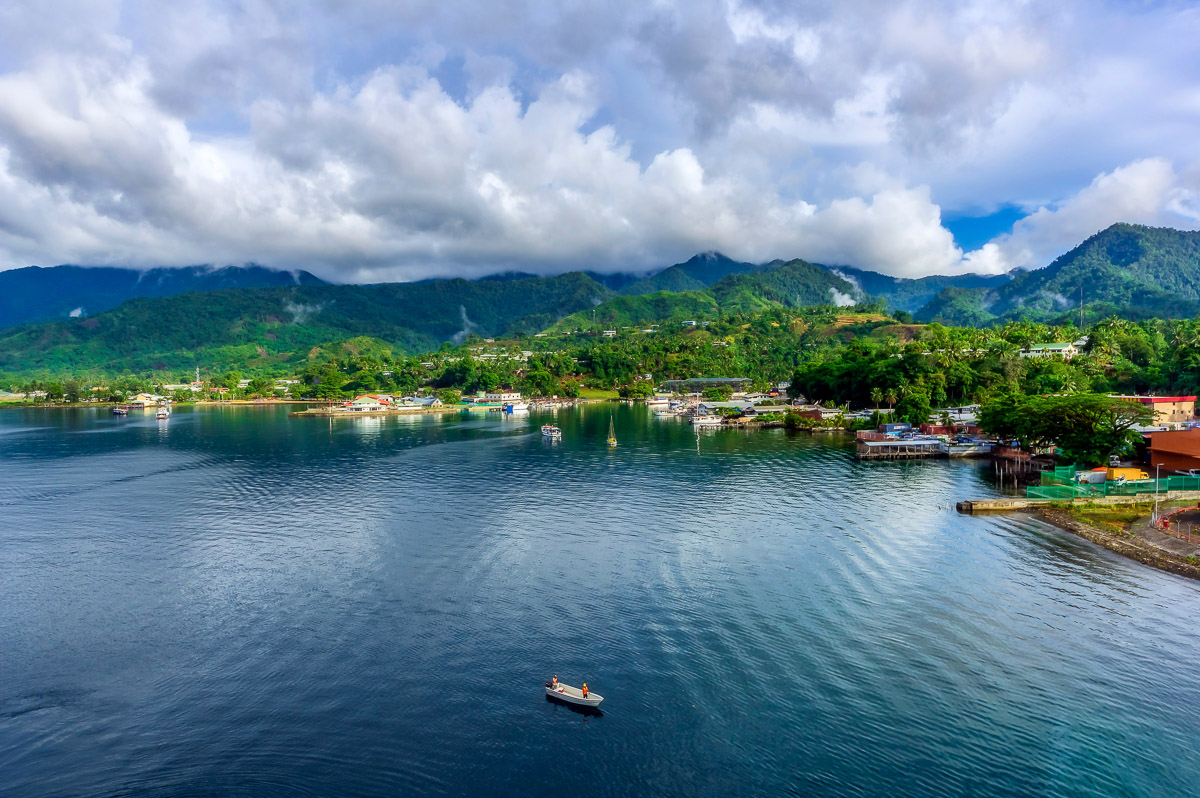 Many Milne Bay itineraries depart from the town of Alotau