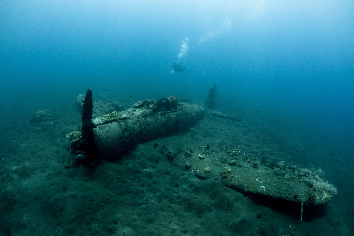 The Zero Wreck in Kimbe Bay, Papua New Guinea