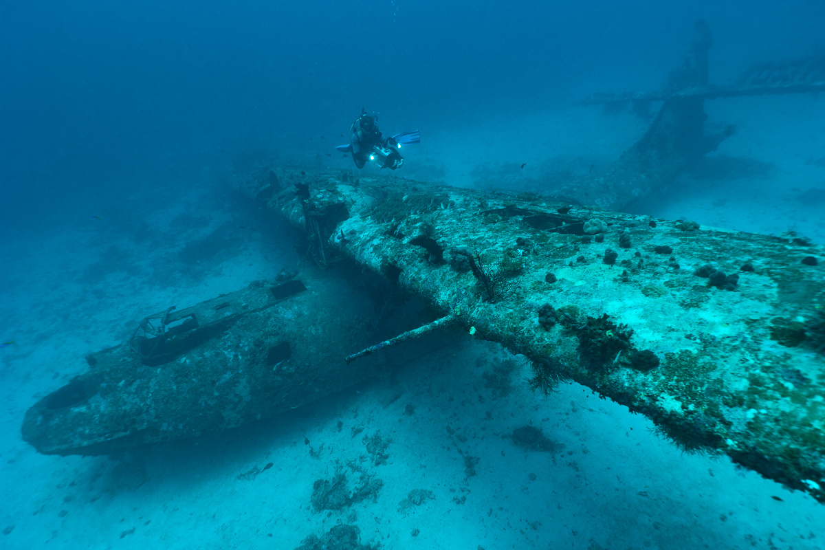 Biak's Catalina seaplane wreck