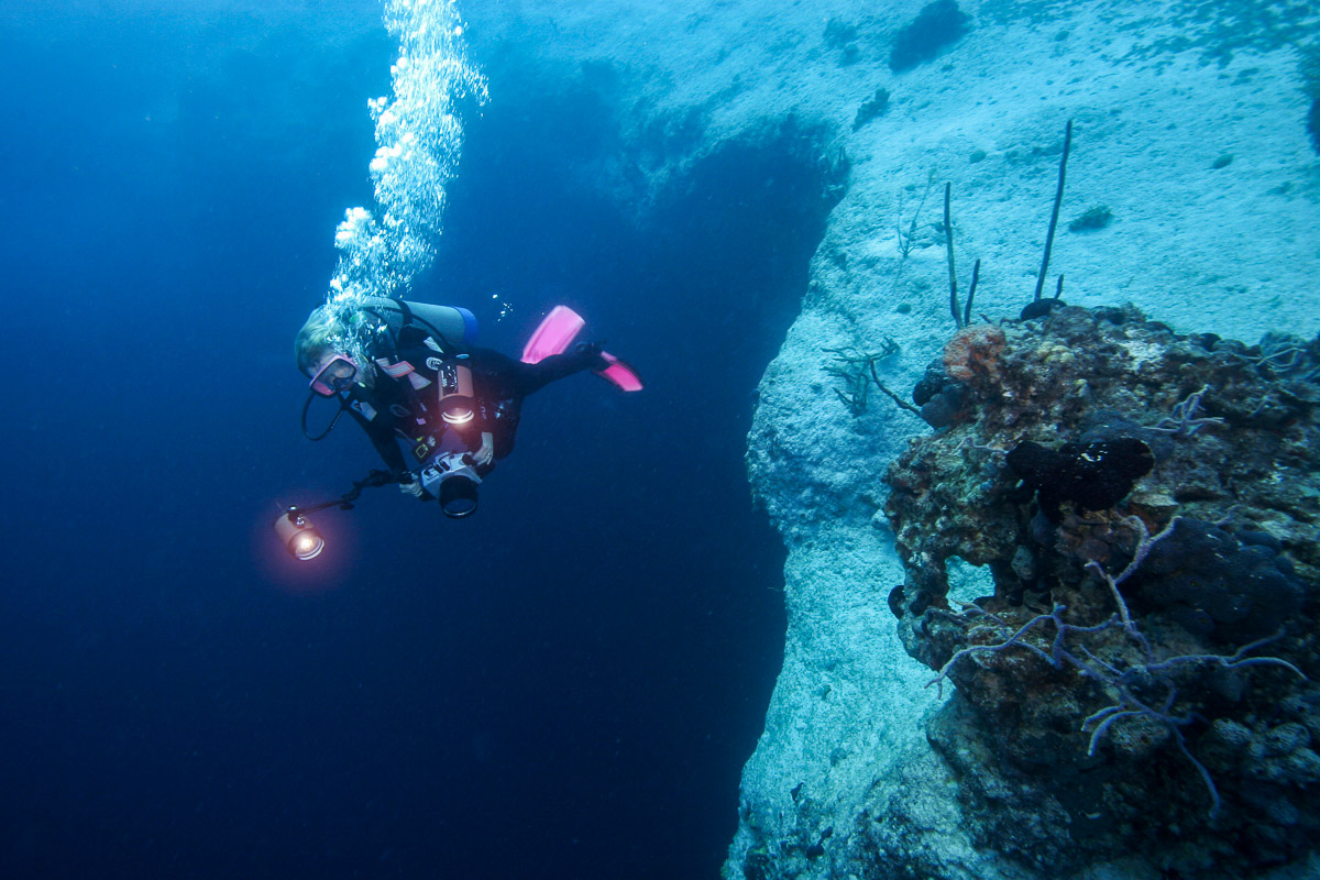 Nassau New Providence Lost Blue Hole Diving