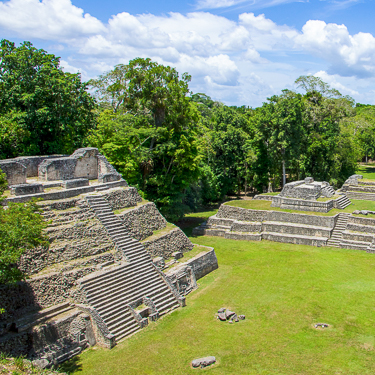 Belize Caracol Temple