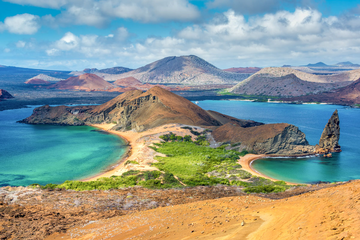View from Bartolome Island, Galapagos