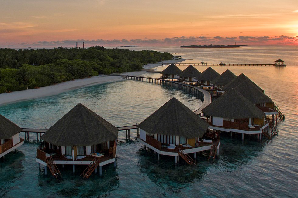 Adaaran Prestige Water Villas Aerial