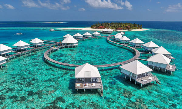The house reef at Diamonds Thudufushi is among the best in the Maldives