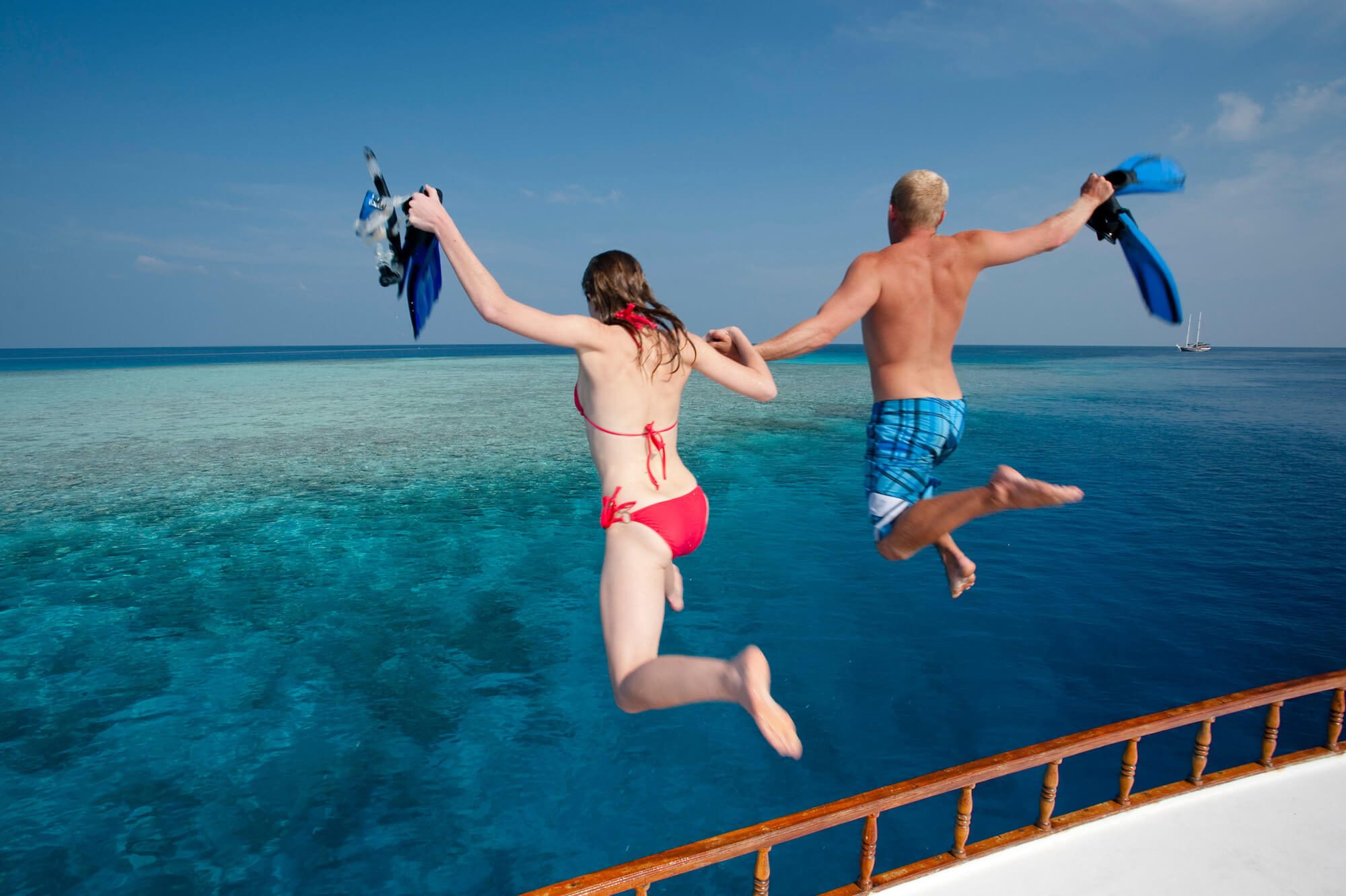Maldives Vaavu Snorkelers
