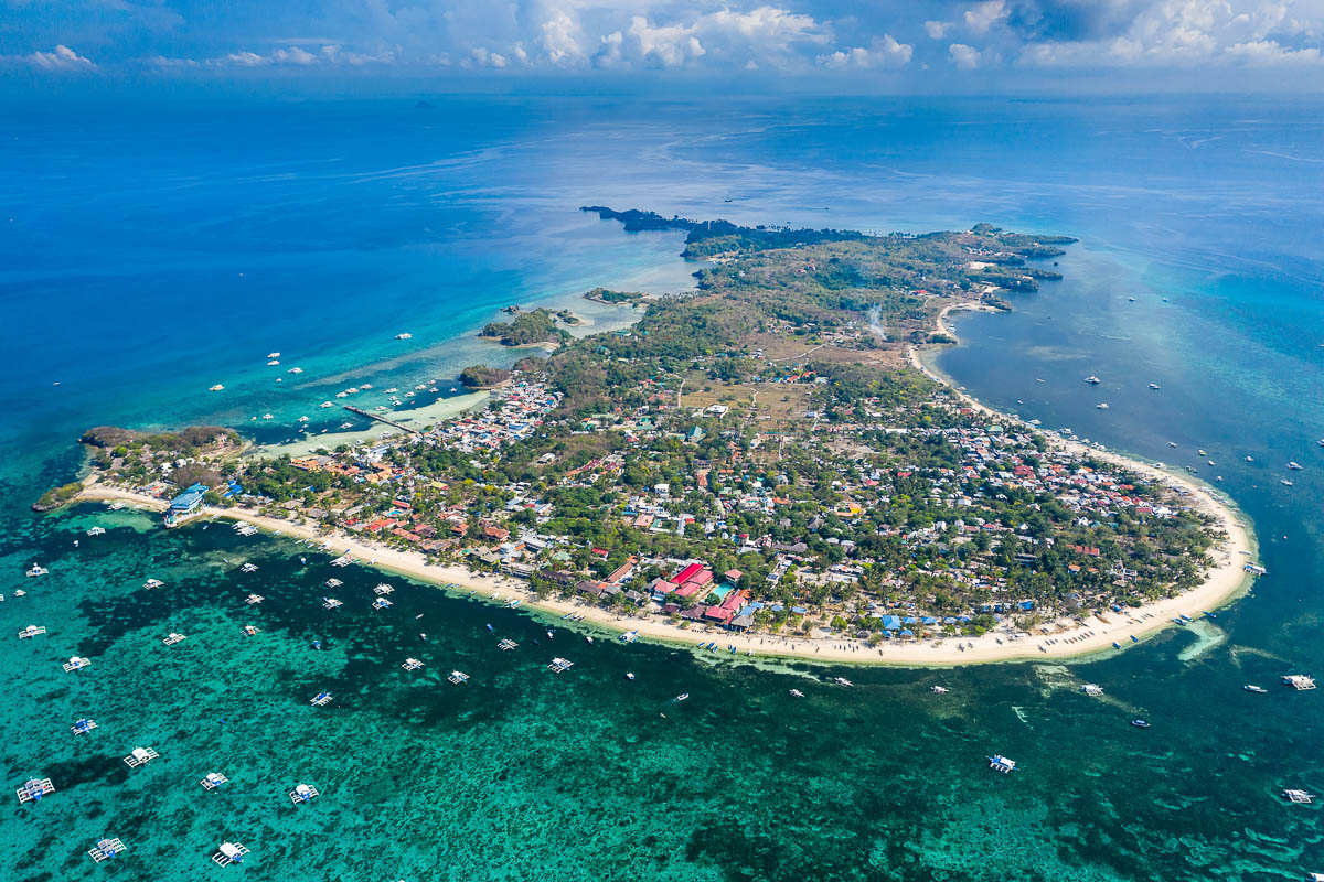 Malapascua Cebu Philiipines Diving View of Malapascua