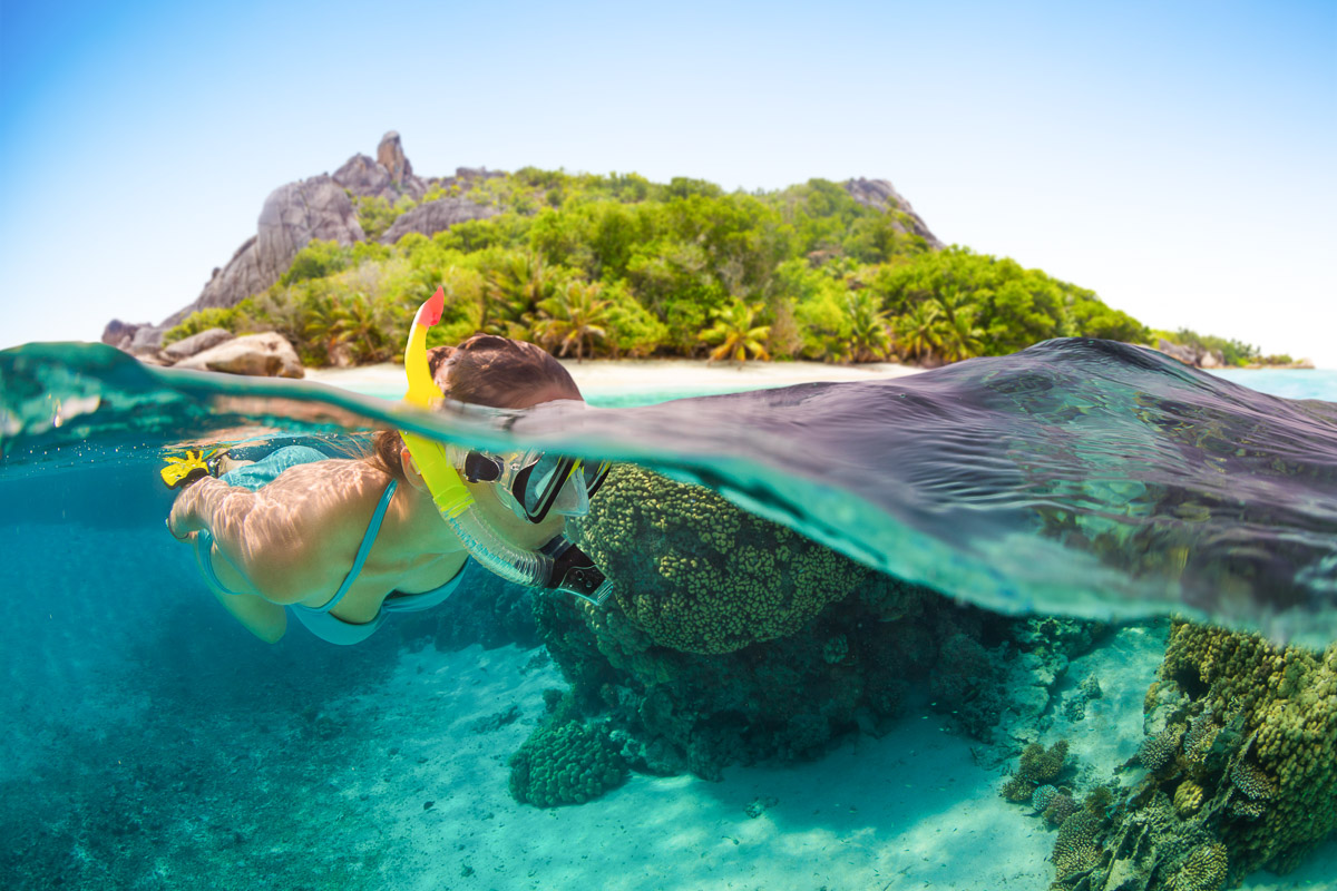 Mahe Silhouette North Island Seychelles Scuba Diving 7